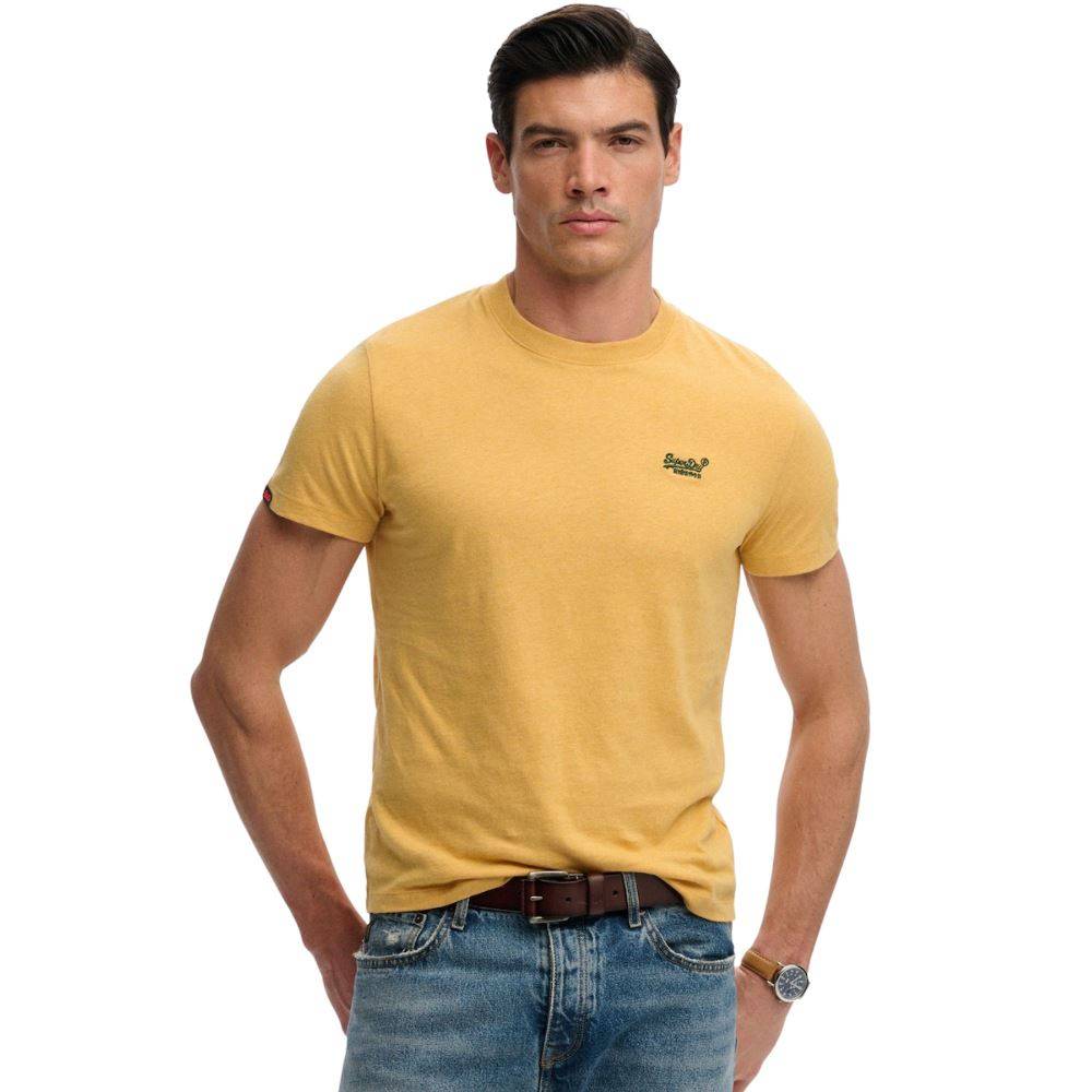 SUPERDRY ORGANIC COTTON ESSENTIAL LOGO EMBROIDERED TEE