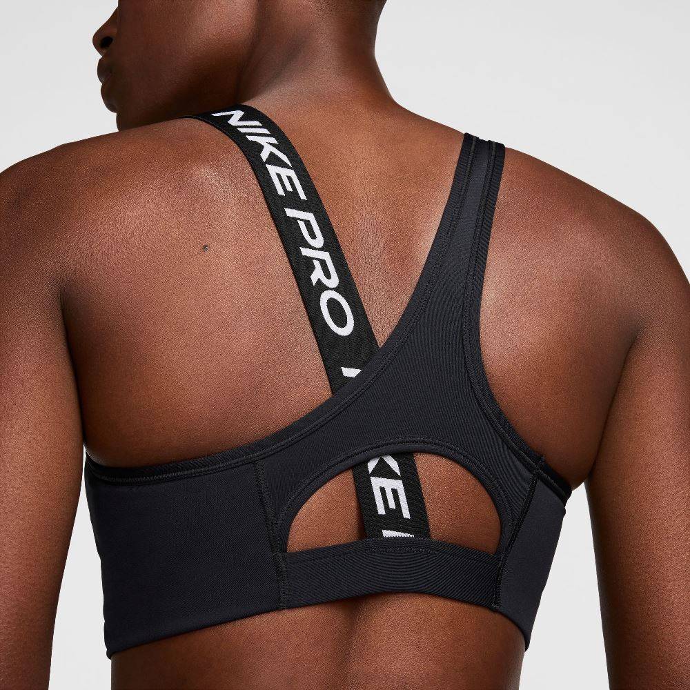 NIKE PRO SWOOSH ASYMMETRICAL PADDED SPORT BRA