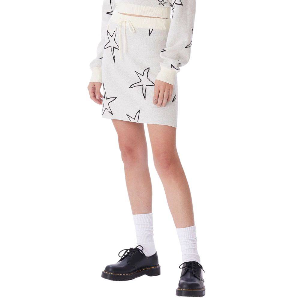 OBEY STARS SWEATER SKIRT MATCHING SETS