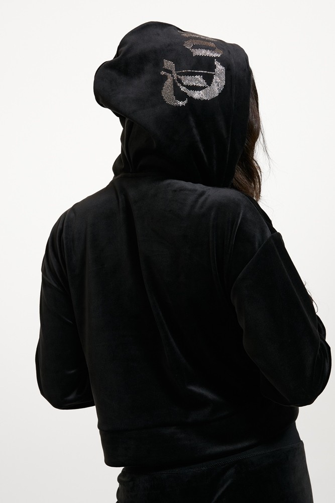 JUICY COUTURE OLD GOTHIC ICCLE HOODIE