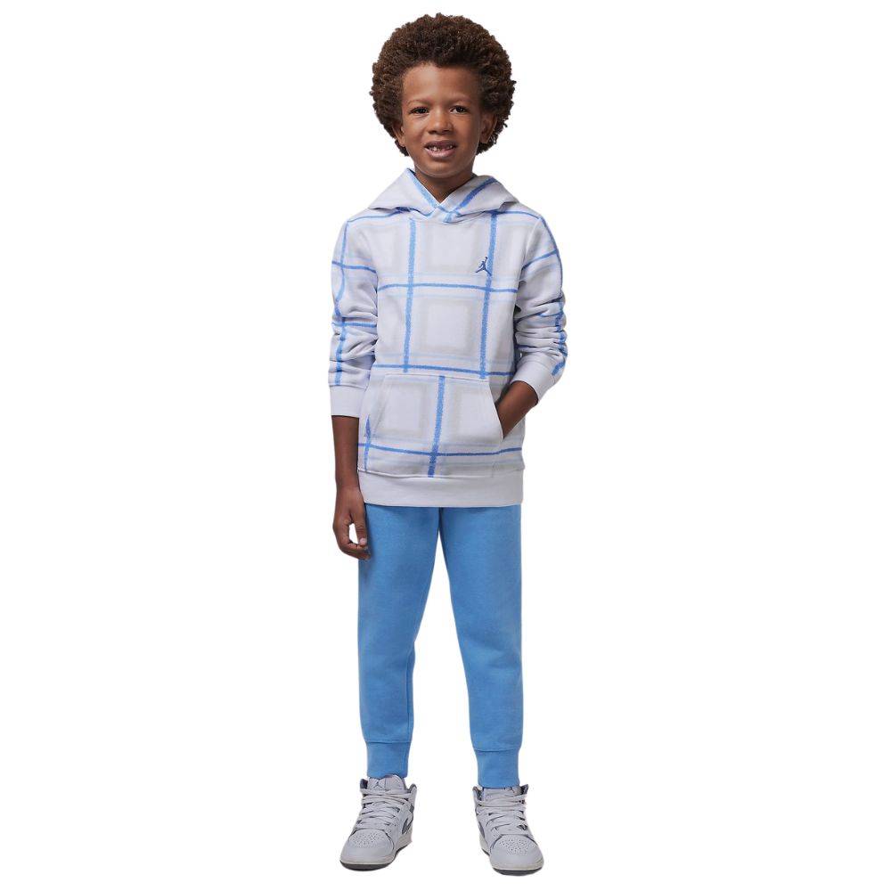 NIKE JORDAN LITTLE KIDS MJ BROOKLYN ESSENTIAL HLDY PULLOVER SET