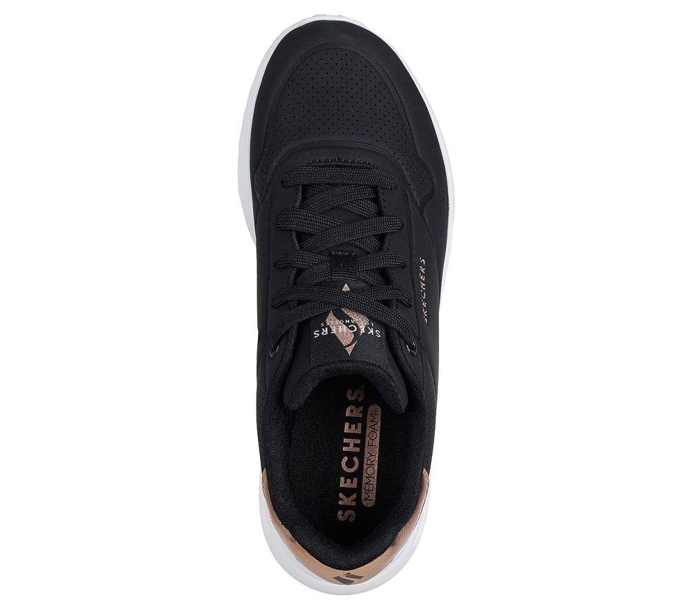 SKECHERS UNO LITE - SHIMMER ALONG EMBOSSED DURALEATHER WOMENS SNEAKERS
