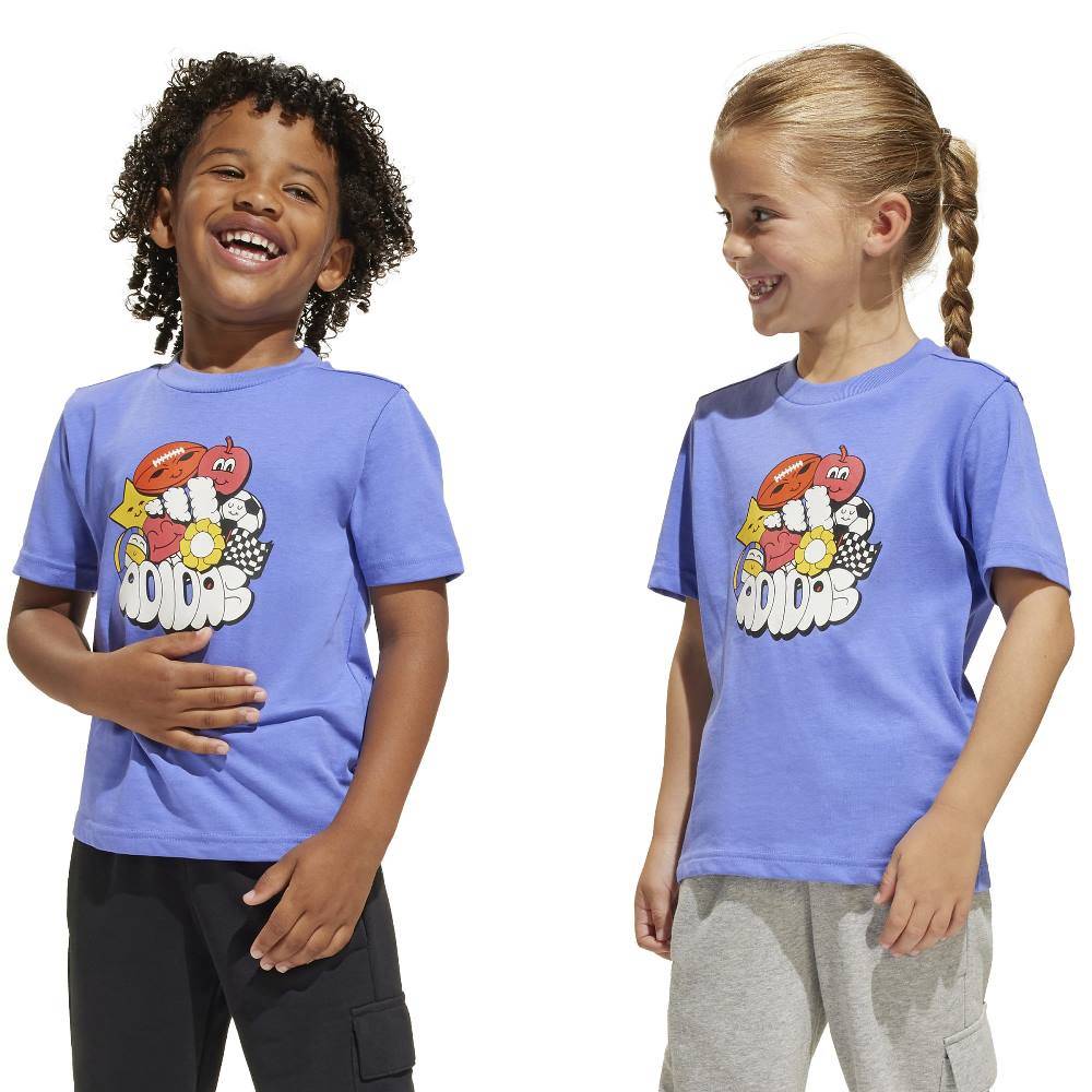 ADIDAS LITTLE KIDS FUN GRAPHIC T-SHIRT