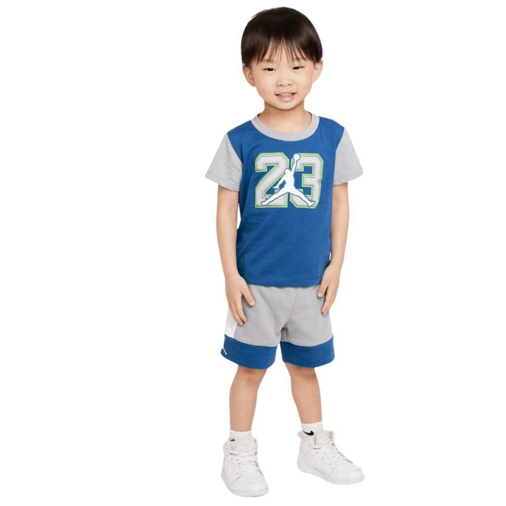 NIKE JORDAN INFANT BOYS BOX OUT SHORT SET