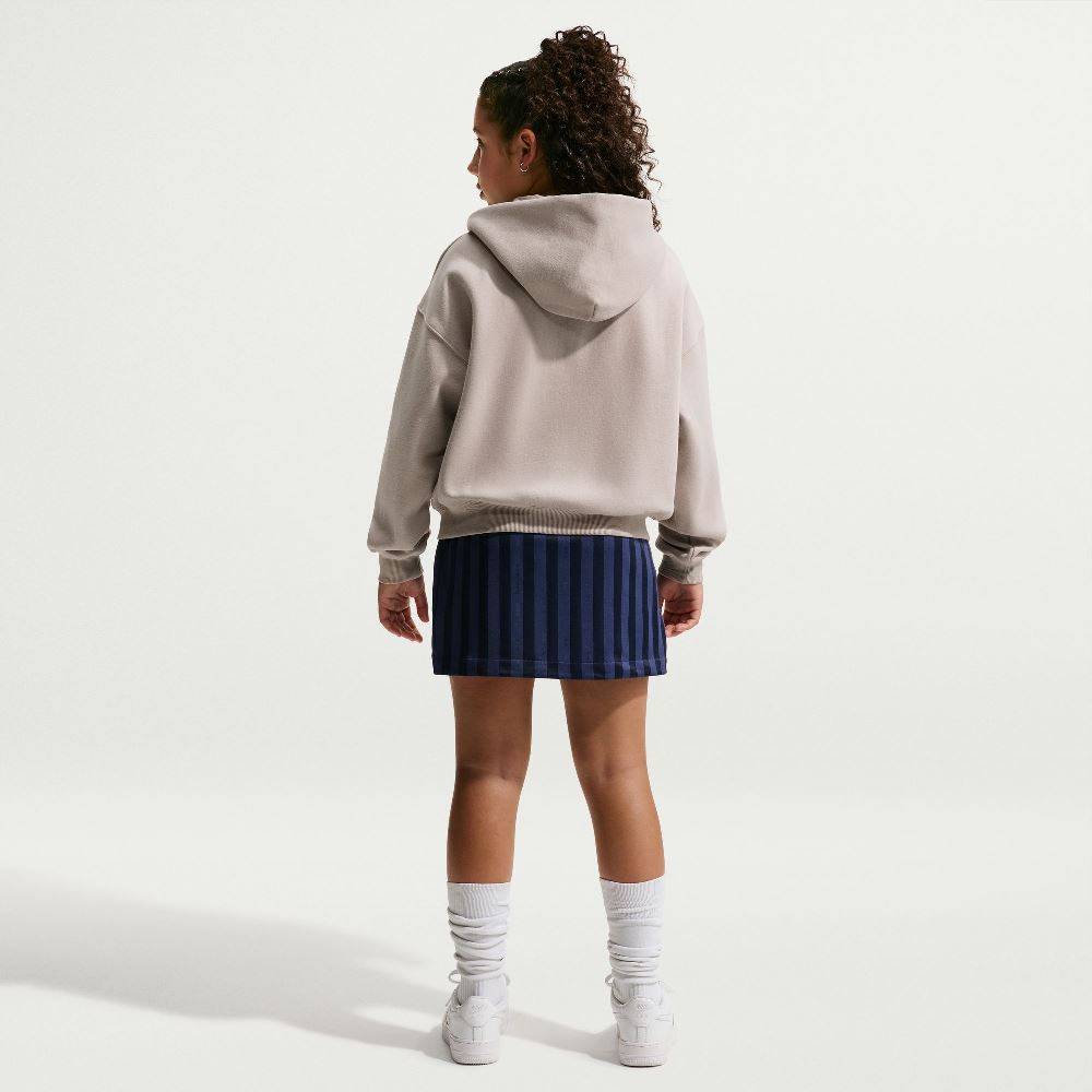 NIKE STUDIO GIRLS FLEECE FULL-ZIP HOODIE