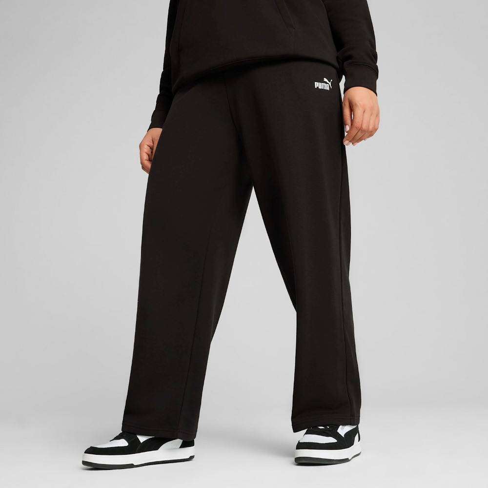 PUMA ESS SMALL NO. 1 LOGO COMFORT STRAIGHT PANTS TR OP
