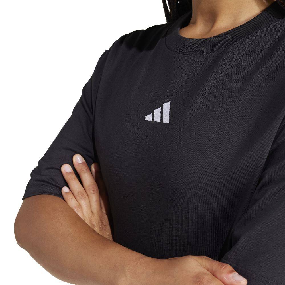 ADIDAS ESSENTIALS 3-STRIPES COTTON LOOSE T-SHIRT