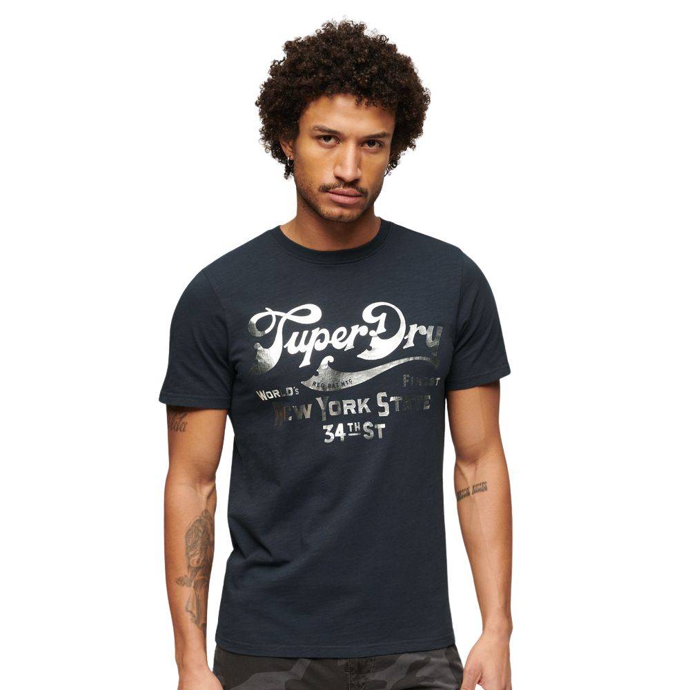 SUPERDRY METALLIC WORKWEAR GRAPHIC TEE