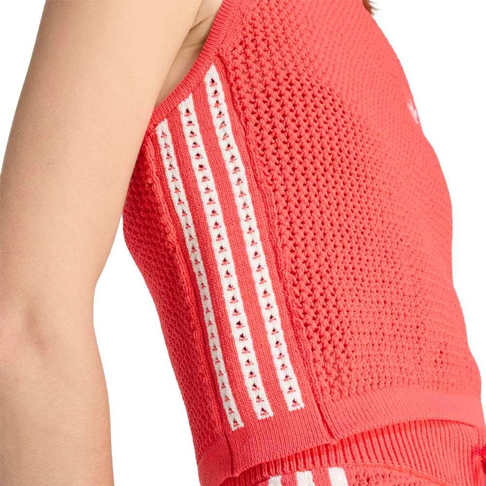 ADIDAS ORIGINALS KNITTED CROCHET TOP