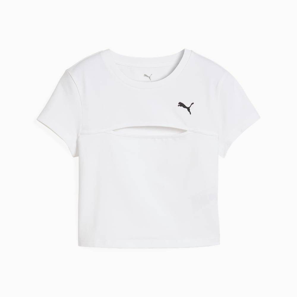 PUMA WARDROBE ESS CUT-OUT BABY TEE