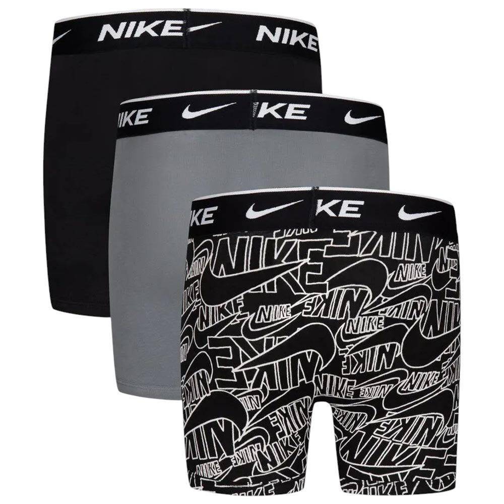 NIKE BOYS PRINT EVERYDAY COTTON STRECH 3P BOXER BRIEFS