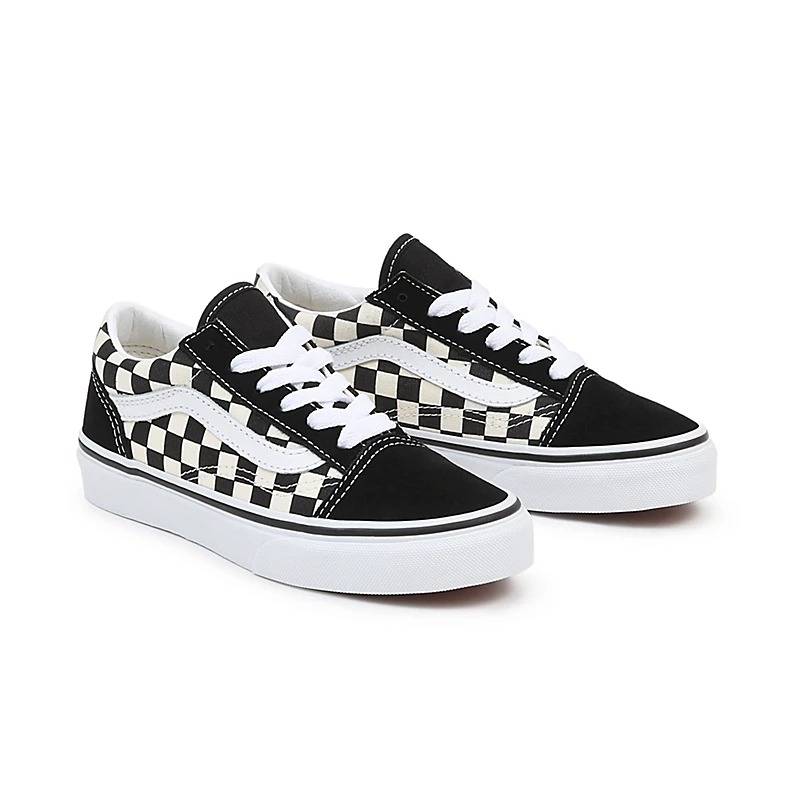 VANS KIDS PRIMARY CHECK OLD SKOOL SHOES