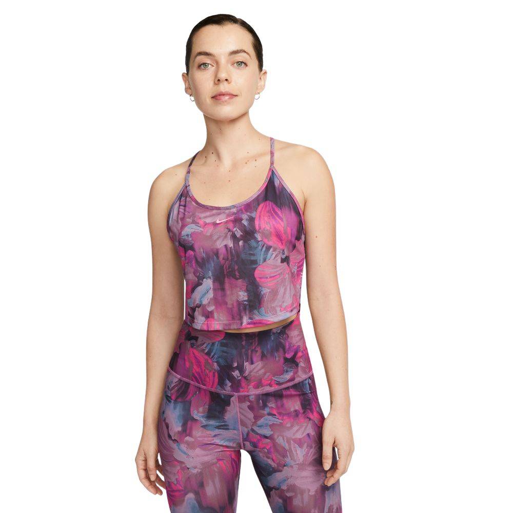 NIKE DRI-FIT PRINTED CROPPED TANK TOP