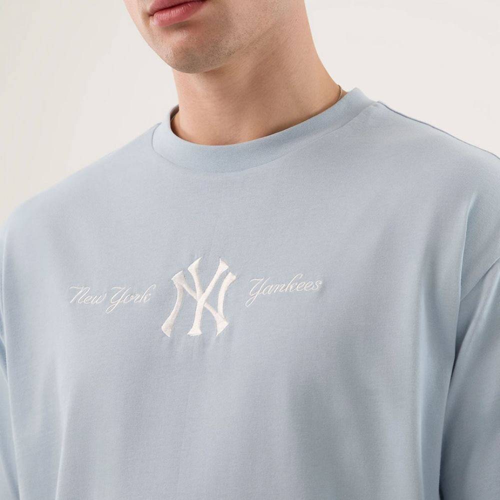 NEW ERA MLB SCRIPT OVERSIZED TEE NEW YORK YANKEES