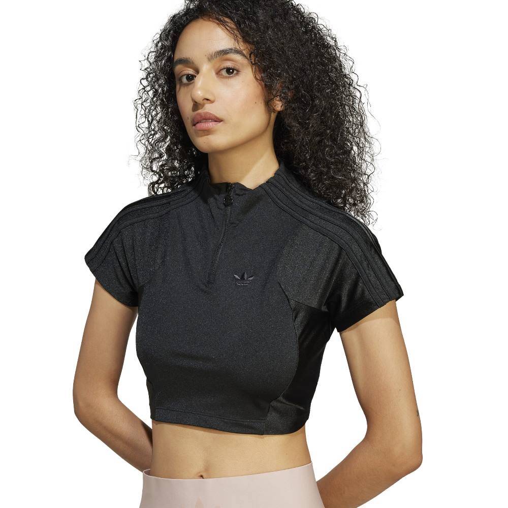 ADIDAS ORIGINALS ZIP UP CROP TOP