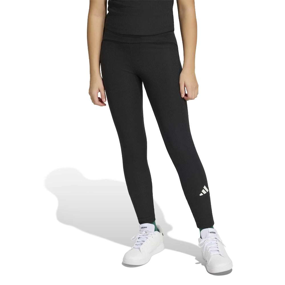 ADIDAS GIRLS SPORT SEASONALS COLLEGIATE TYPOGRAPHY LEGGINGS