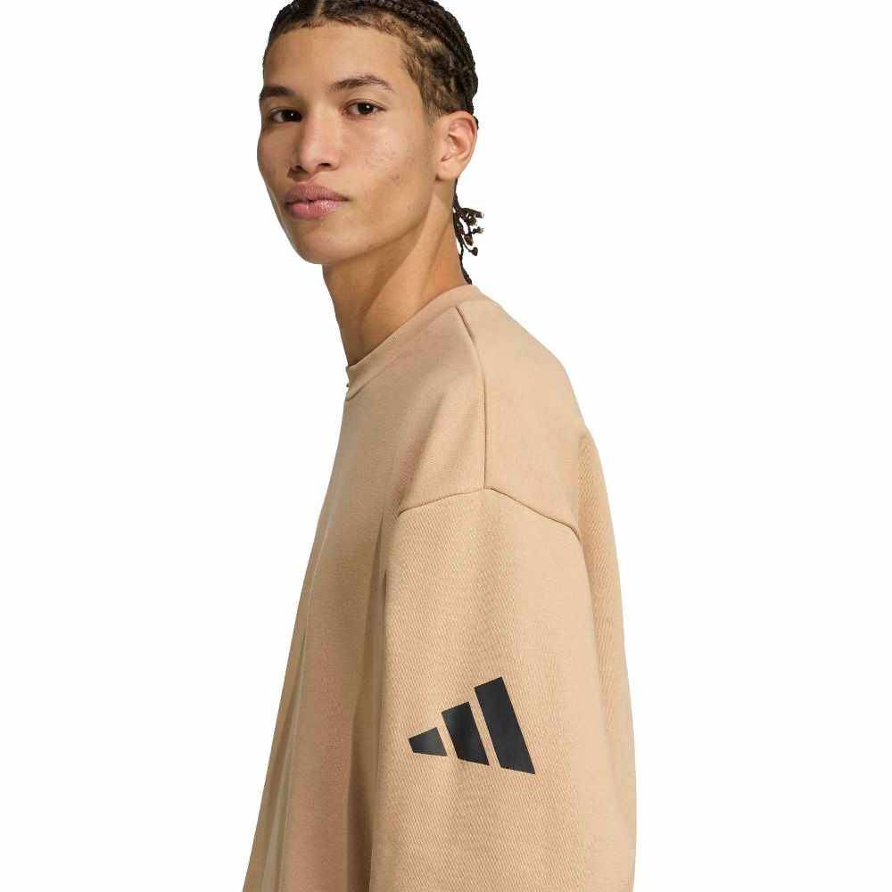 ADIDAS M ESSENTIALS LOSE FIT THREE BAR SWEATSHIRT