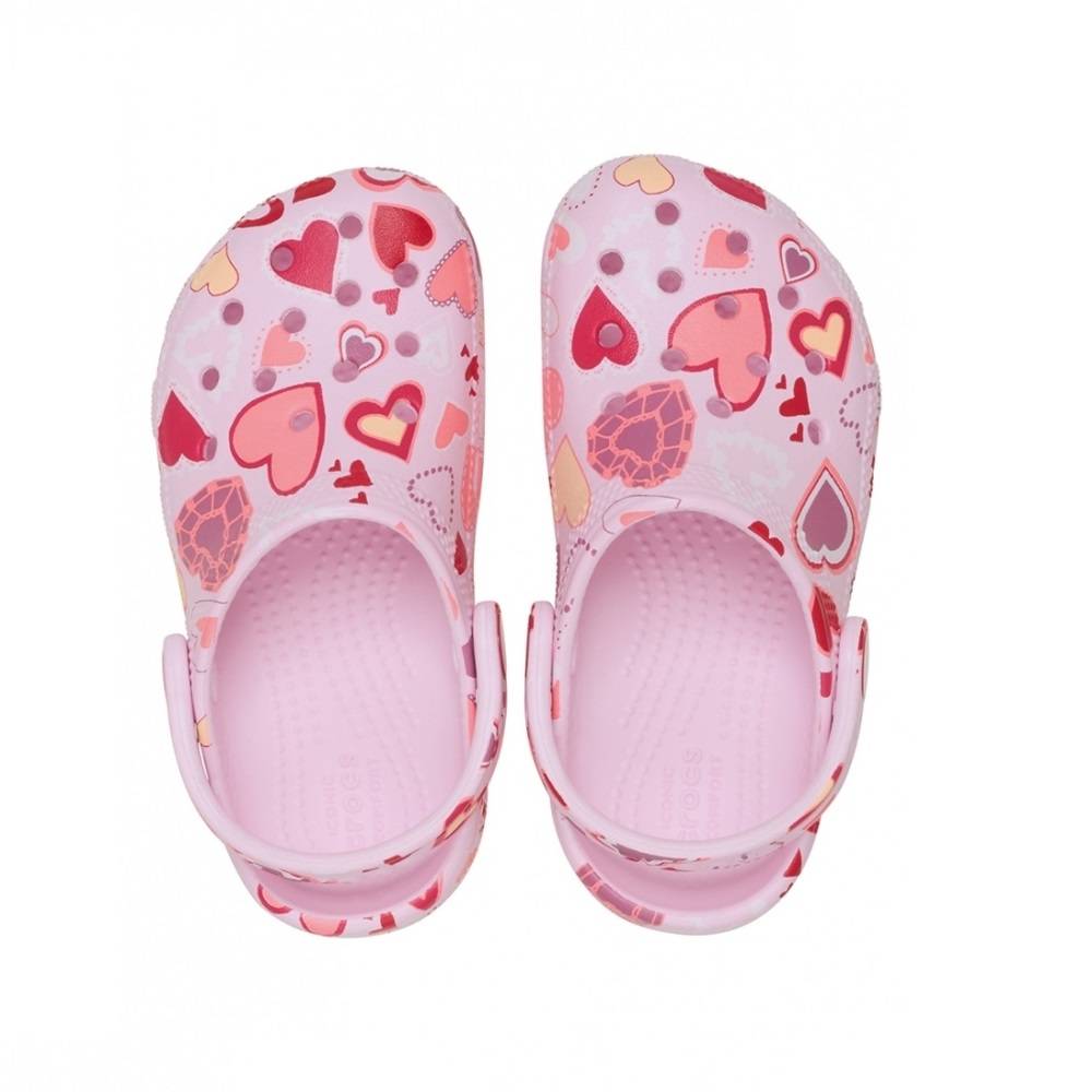 CROCS CLASSICS VDAY HEARTS CLOG K
