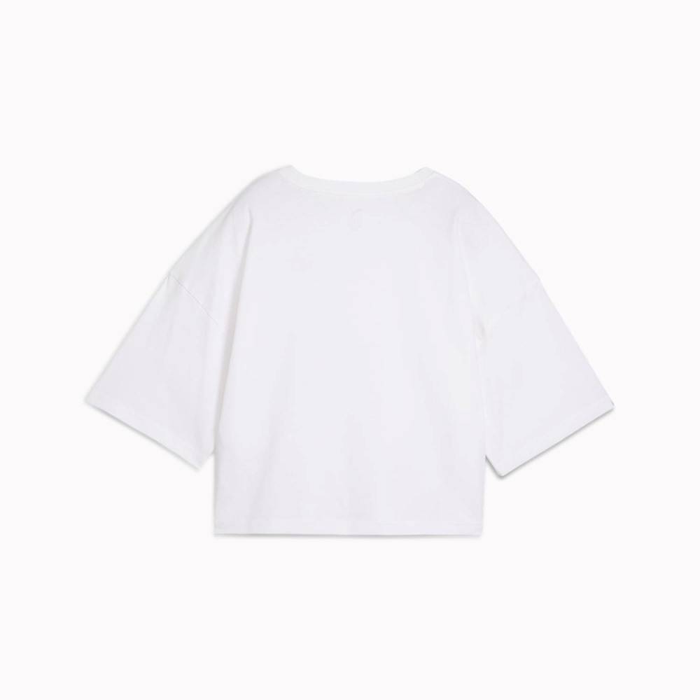 PUMA WARDROBE ESS OVERSIZED SHORT TEE