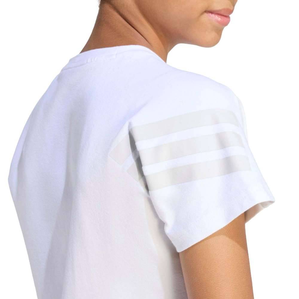 ADIDAS GIRLS FUTURE ICONS 3 STRIPES T-SHIRT