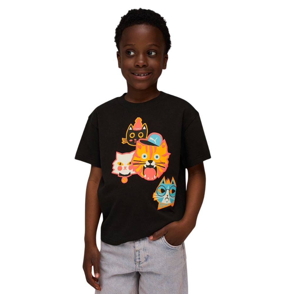 PUMA MOODY CAT GRAPHIC TEE II PS