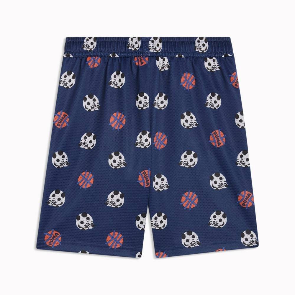 PUMA SPORTY CATS RELAXED AOP MESH SHORTS PS