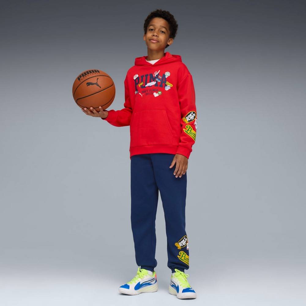 PUMA BASKETBALL HOOPERHOTLINE HOODIE FLEECE B