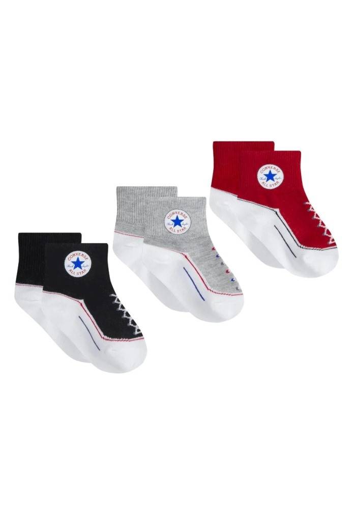 CONVERSE  CHN INFANT STRIATED QTR 3PK