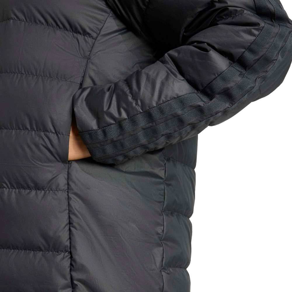 ADIDAS ESSENTIALS CLIMAWARM 3 STRIPES LIGHT DOWN HOODED PARKAS