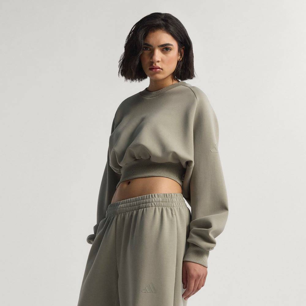 ADIDAS SOFT LUX CREW SWEATSHIRT