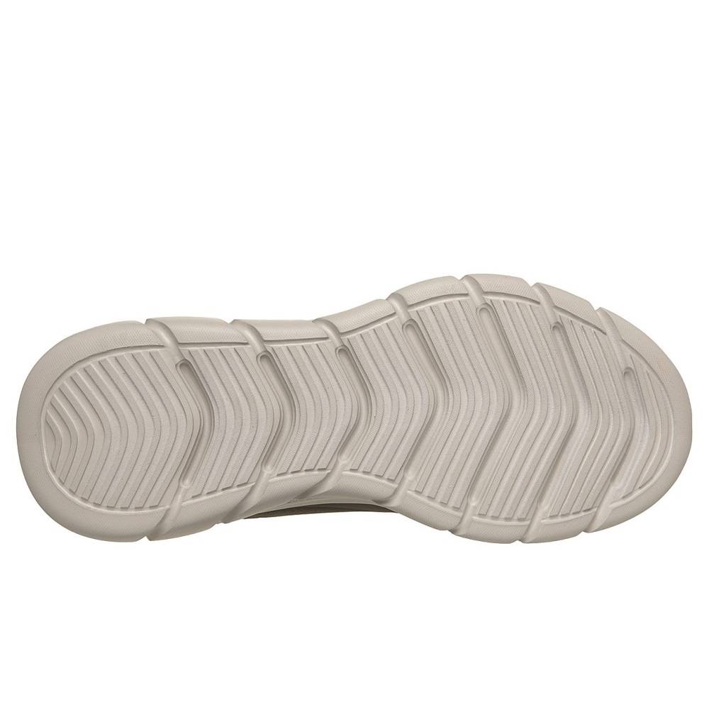 SKECHERS MENS BOBS B FLEX - DEBOSSED LACE UP PU SNEAKER