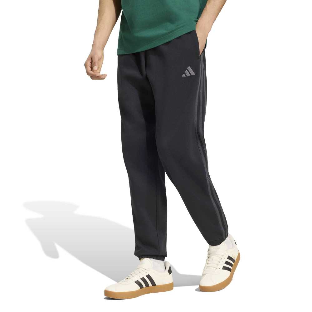ADIDAS M ESSENTIALS 3-STRIPES FLEECE TAPERED CUFFED PANTS