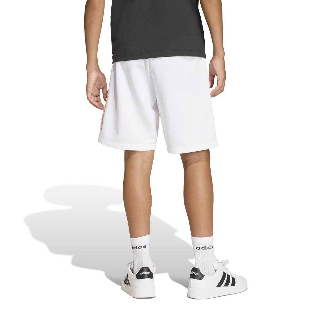 ADIDAS BOYS FRENCH TERRY SLOGAN SHORTS