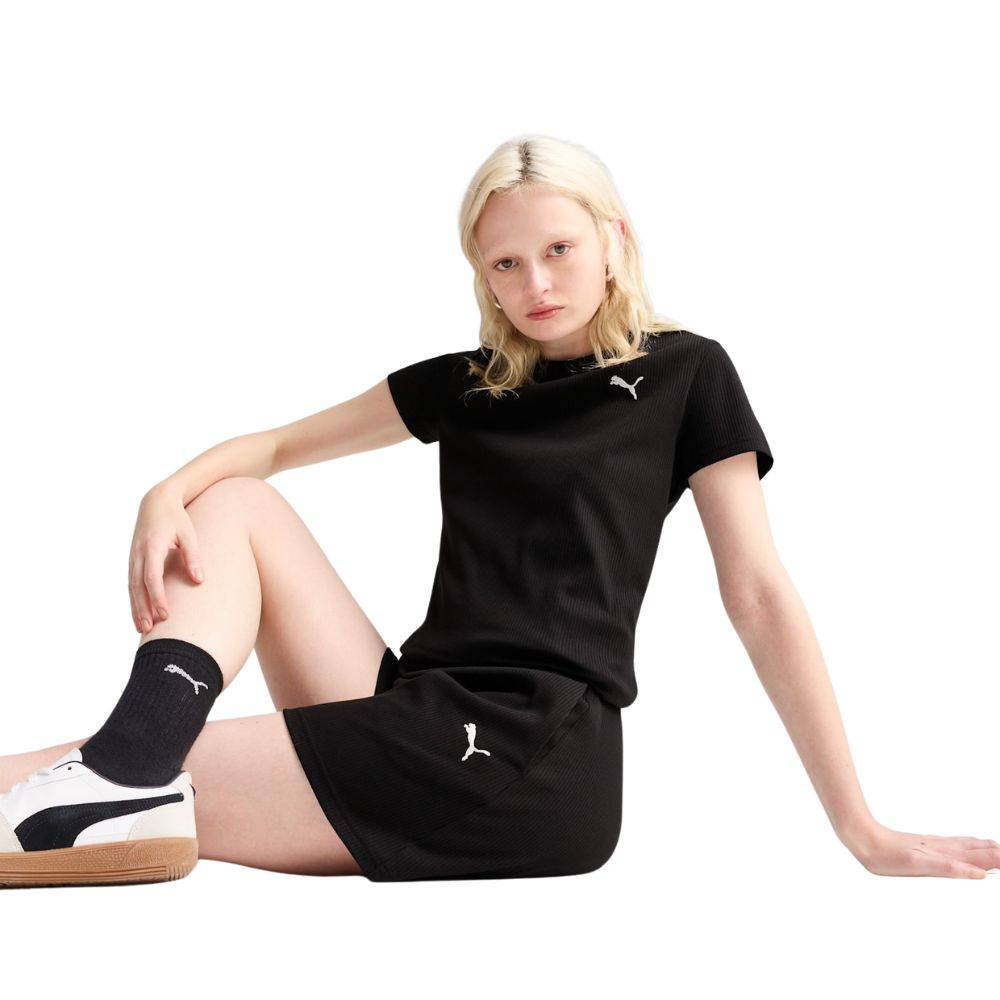PUMA ESS ELEVATED RIB TEE