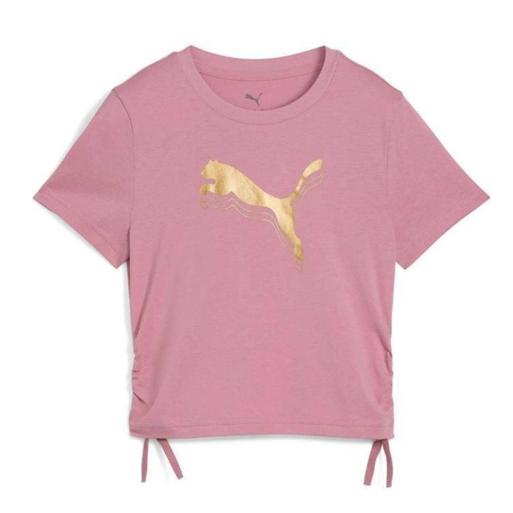 PUMA ESS METALLIC KNOTTED TEE G