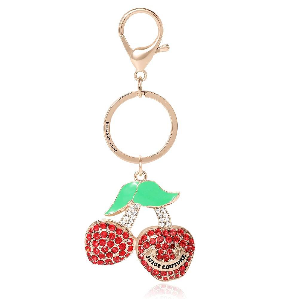 JUICY COUTURE FUCTIONAL KEYCHAIN CHERRY CHARM