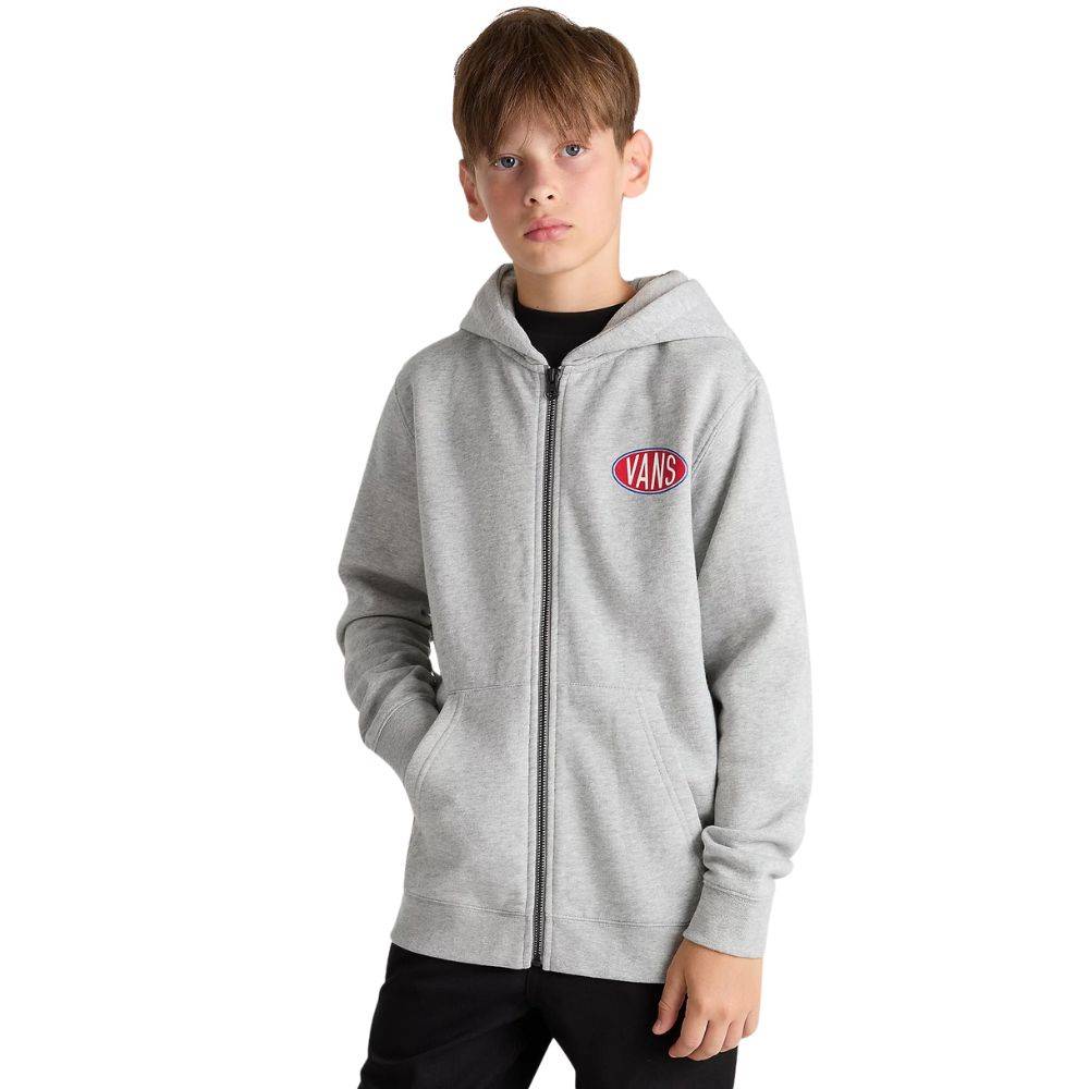 VANS BOYS SPRAY ON FULL ZIP HOODIE