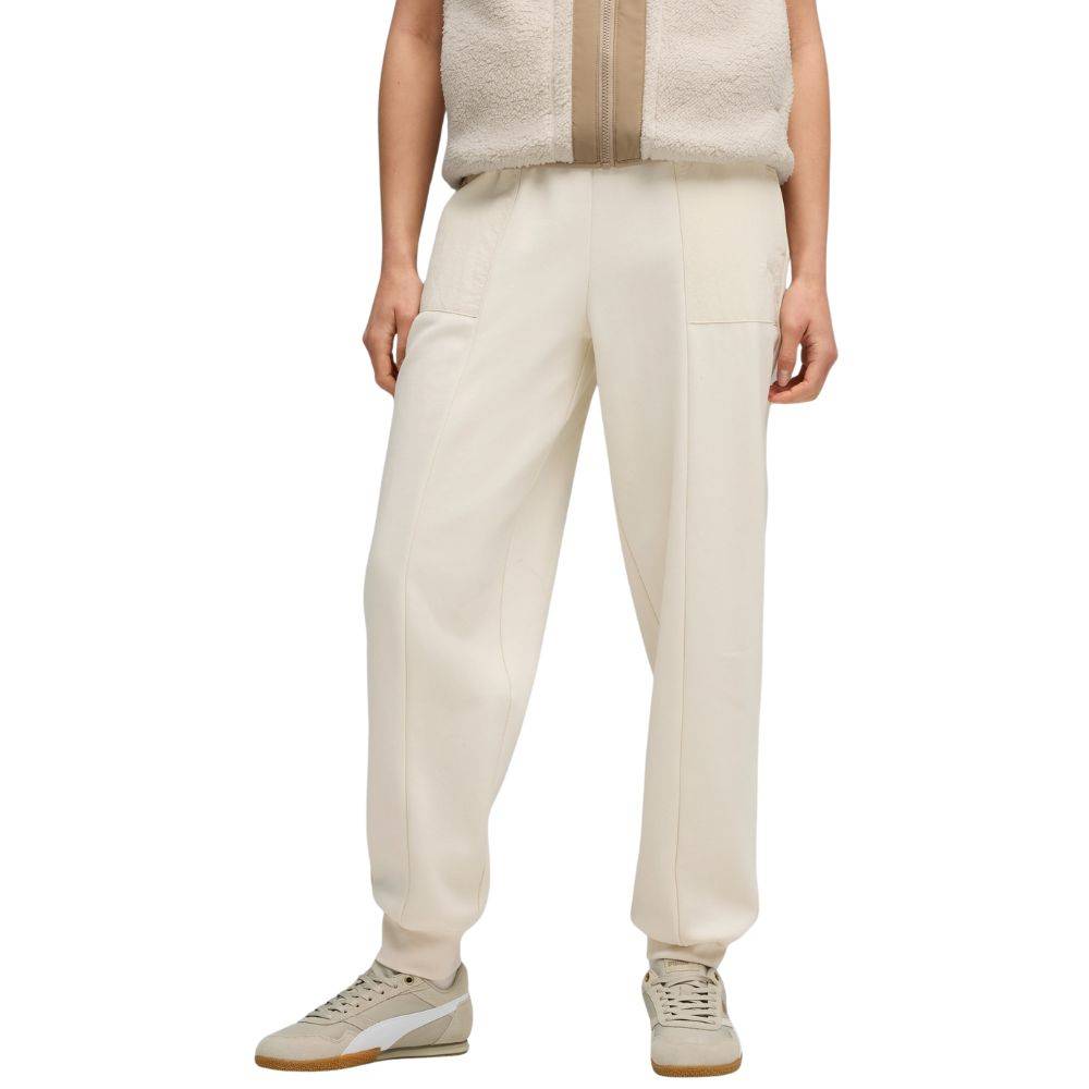 PUMA HER COMFORT HIGH-WAIST SWEATPANTS FLEECE CL