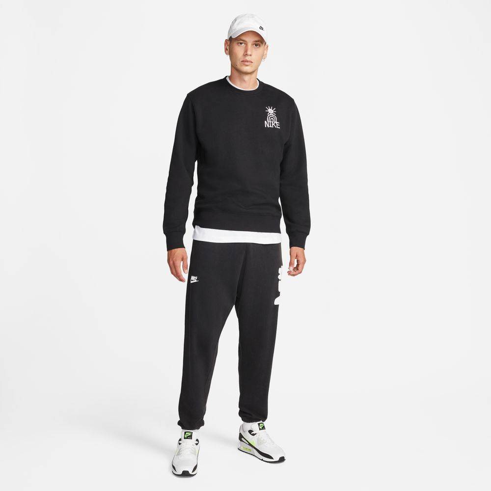 NIKE SPORTSWEAR HYBRID MENS FLEECE CREW