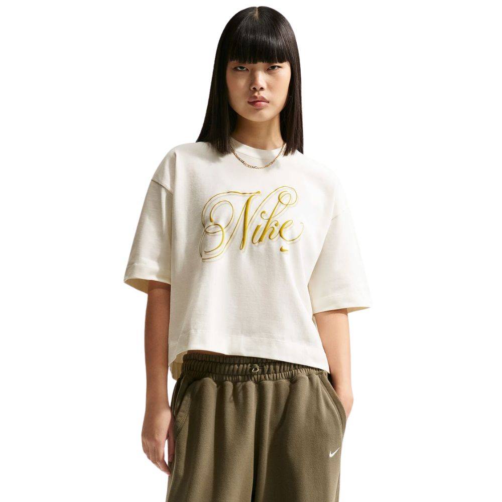 NIKE WOMENS NSW OVERSIZED SCRIPT SS TEE
