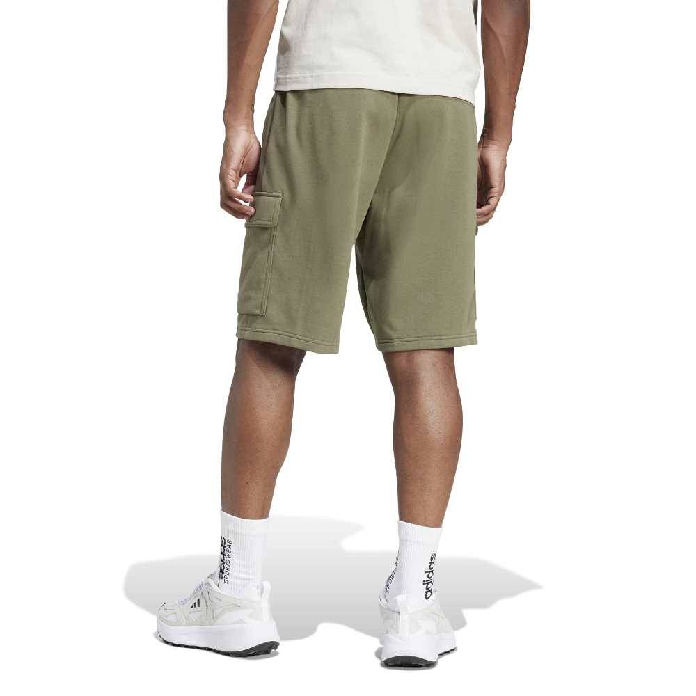 ADIDAS M ESSENTIALS FEELCOZY FRENCH TERRY CARGO SHORTS