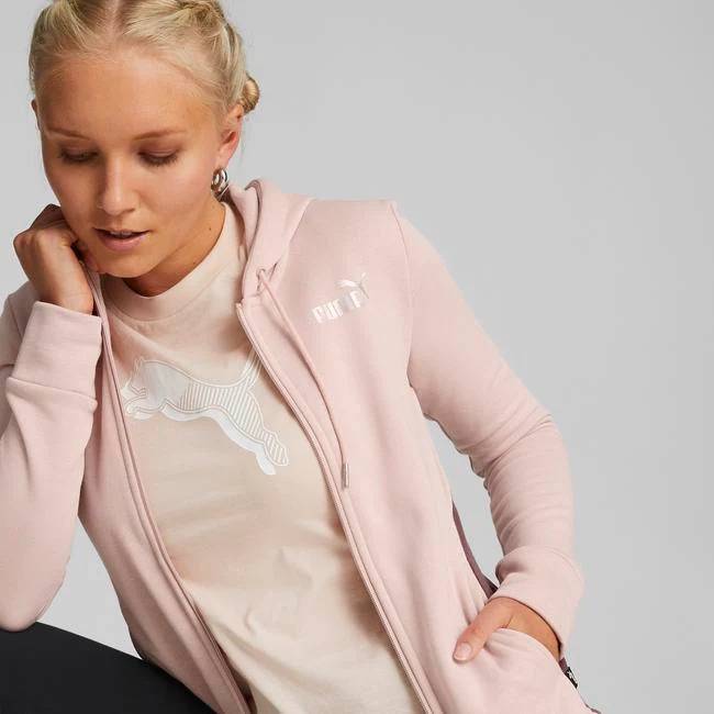 PUMA METALLIC WOMENS SWEAT SUIT