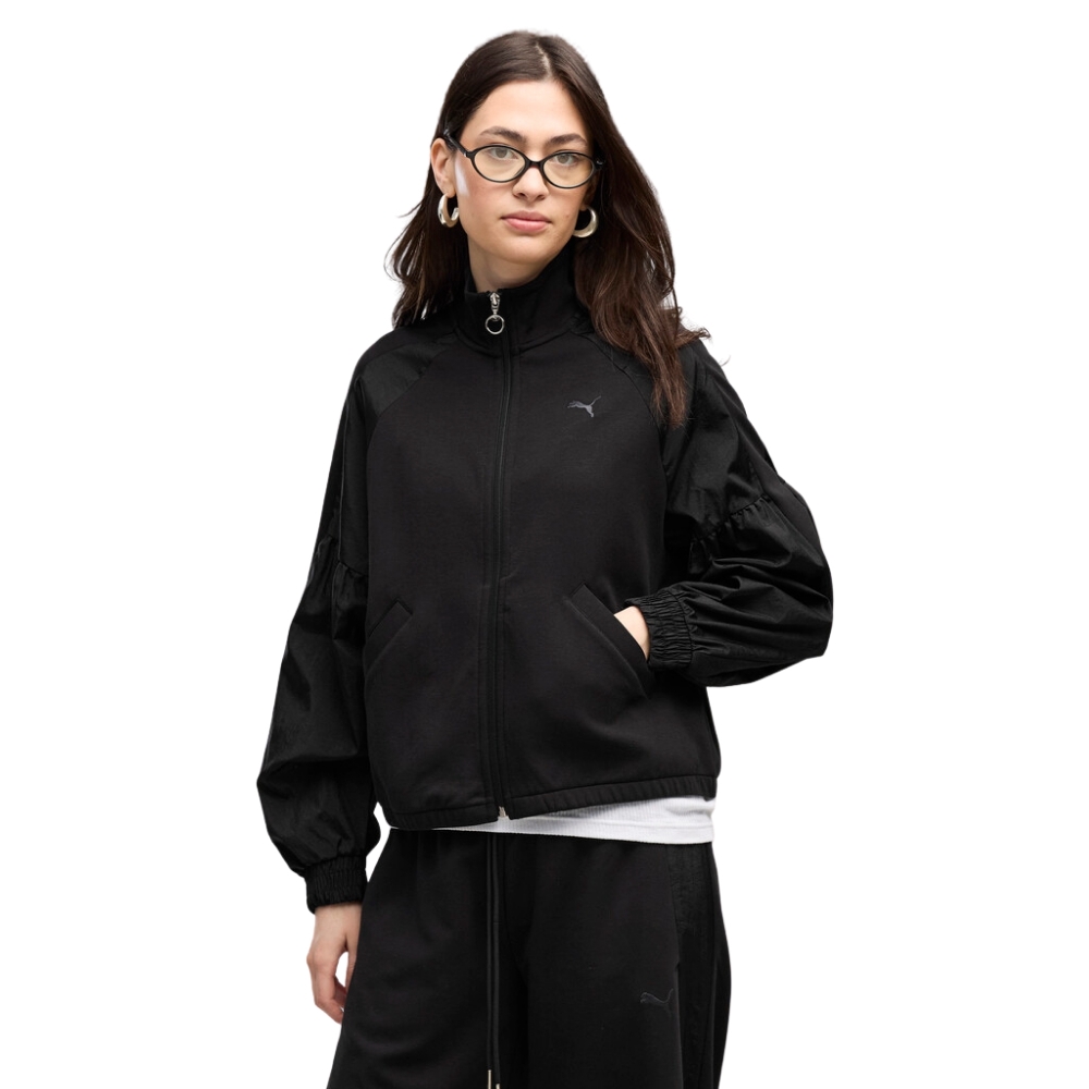 PUMA HER FULL-ZIP RELAXED DK JACKET