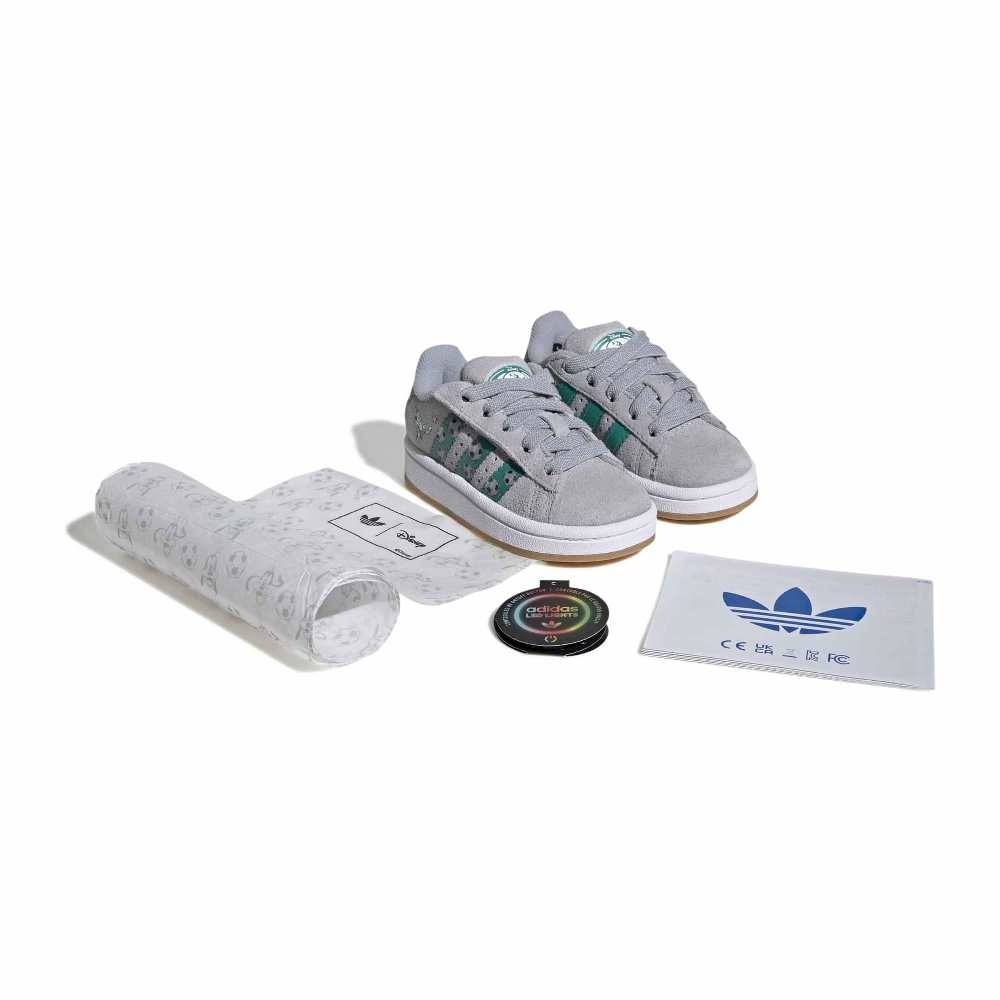 ADIDAS ORIGINALS INFANT DISNEY CAMPUS 00S LED LIGHTS ELASTIC LACE SHOES