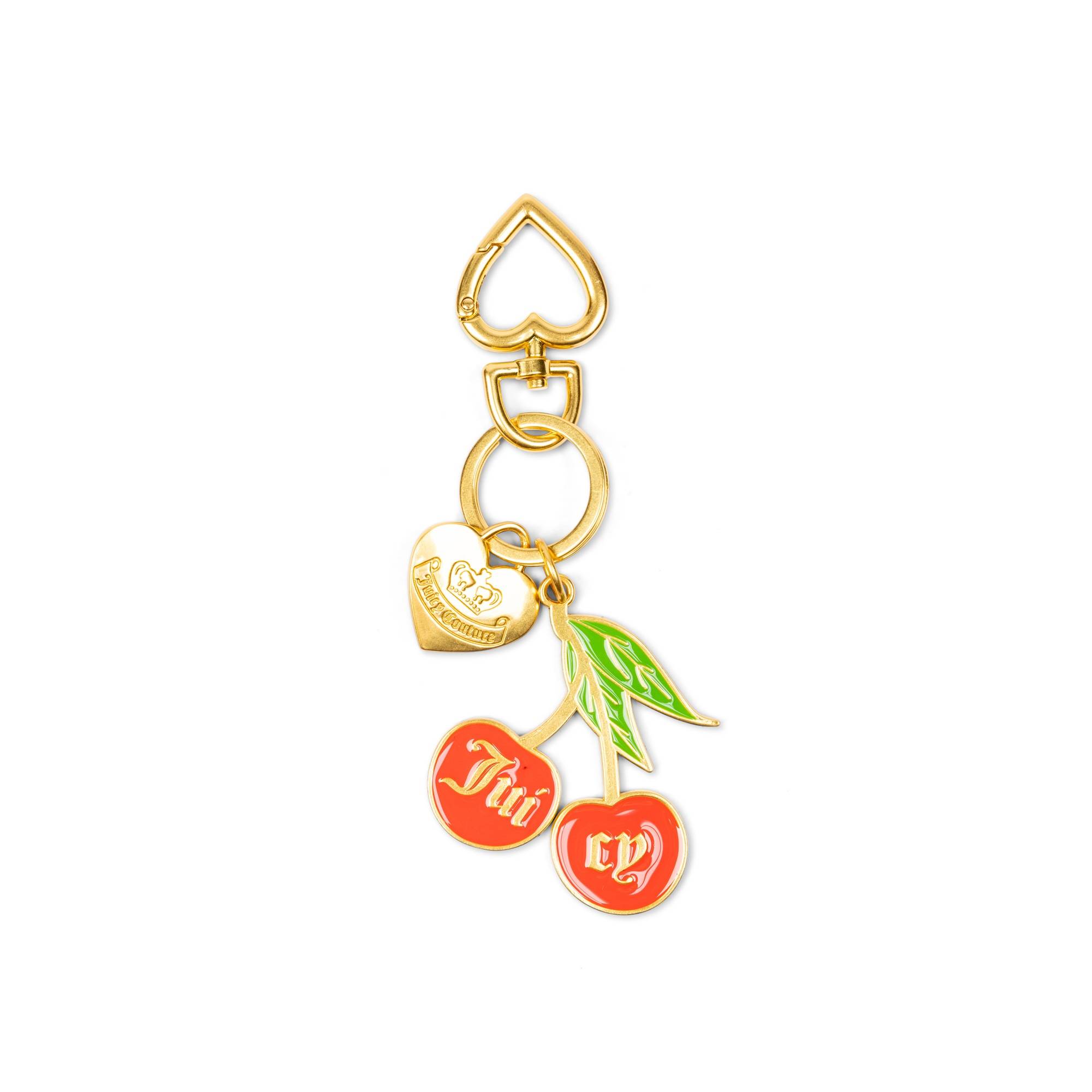 JUICY COUTURE CHERRY KEYCHAIN