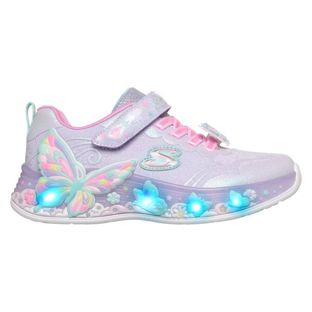 SKECHERS S-LIGHTS: BUTTERFLY BLISS GIRLS SHOES