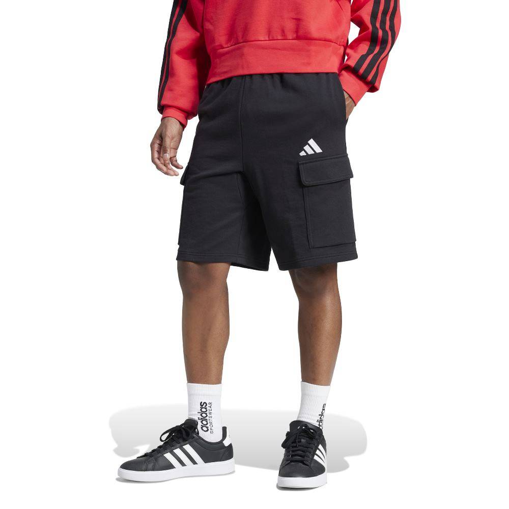 ADIDAS M ESSENTIALS FEELCOZY FRENCH TERRY CARGO SHORTS