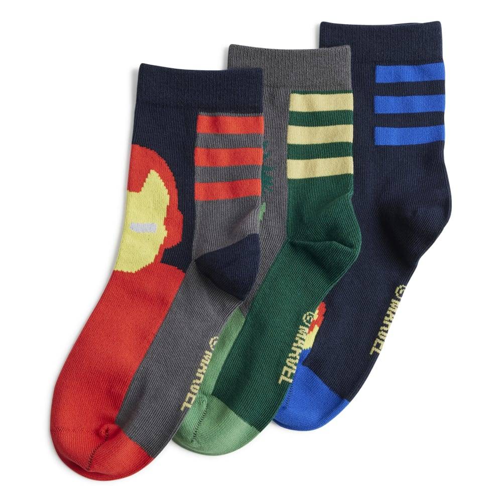 ADIDAS LITTLE KIDS AVENGERS 3-PAIR SOCKS