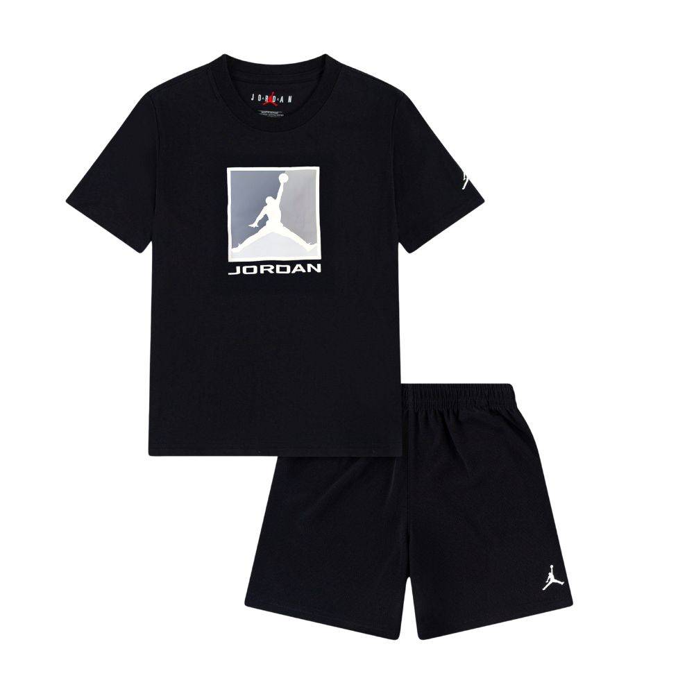 NIKE JORDAN LITTLE BOYS MJ BRK BL MESH SHORT SET