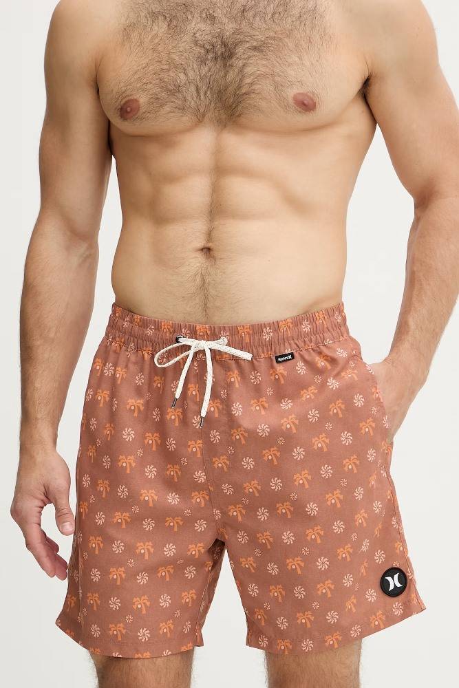 HURLEY M VOLLEY ICON PRINTING PRESS COCONUT SWIMSHORT